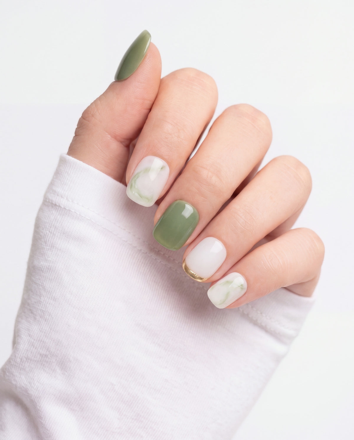 Jade – håndlagt løsneglesett